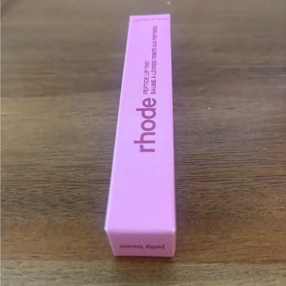 RHODE Skin Peptide Lip Tint in Jelly Bean - NIB Full Size | Hailey Bieber Beauty